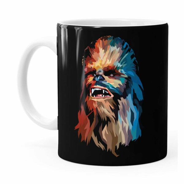 Caneca Star Wars Chewbacca Color Branca
