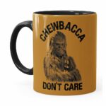 Caneca Star Wars Chewbacca Dont Care v01 Preta