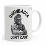 Caneca Star Wars Chewbacca Dont Care 02 Branca