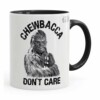 Caneca Star Wars Chewbacca Dont Care 02 Preta