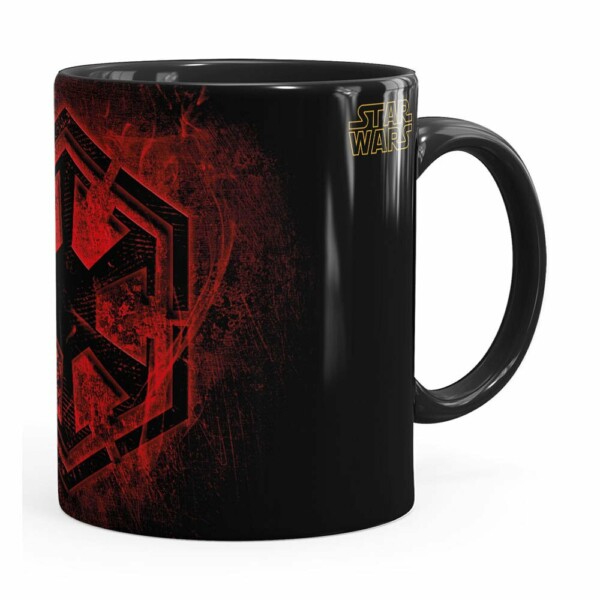Caneca Star Wars Dark Side Of The Force Preta