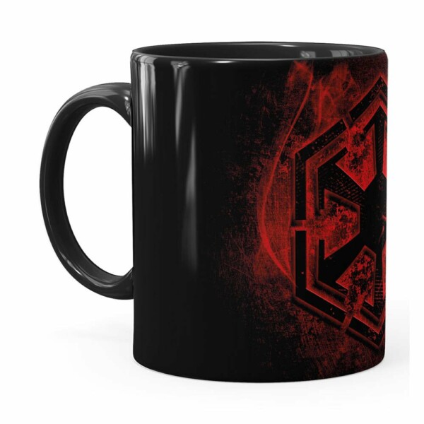 Caneca Star Wars Dark Side Of The Force Preta