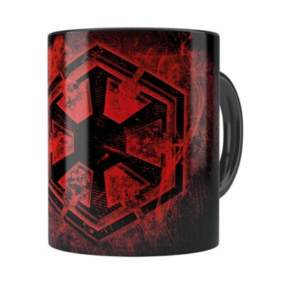 Caneca Star Wars Dark Side Of The Force Preta