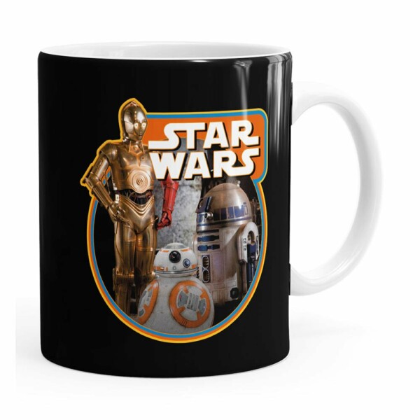 Caneca Star Wars Droids Branca