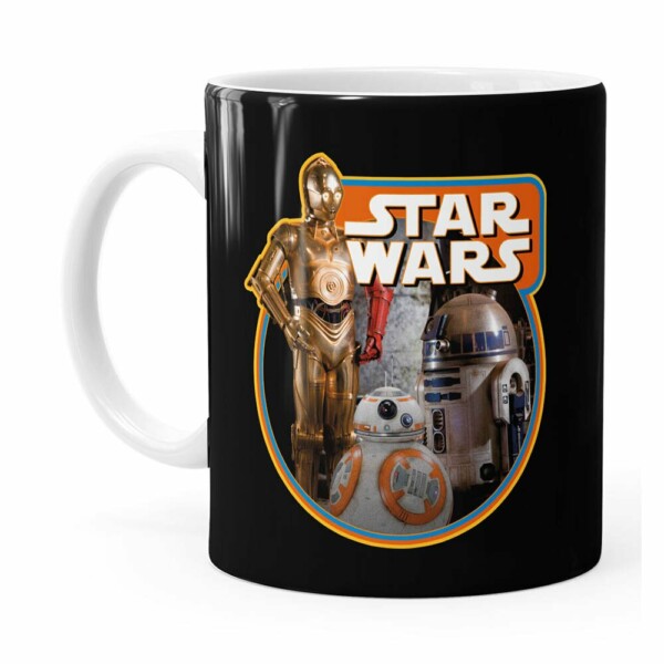 Caneca Star Wars Droids Branca