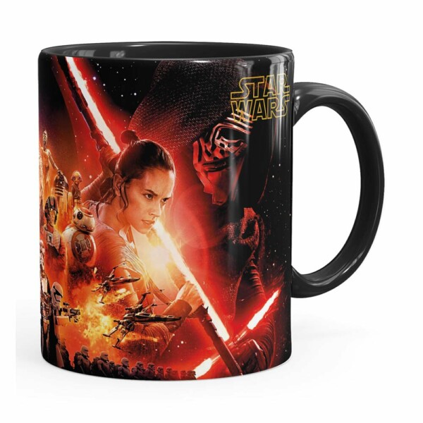 Caneca Star Wars Episódio Vii Preta