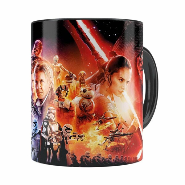 Caneca Star Wars Episódio Vii Preta