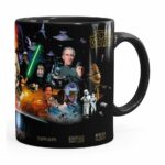 Caneca Star Wars Filmes Preta