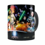 Caneca Star Wars Filmes Preta