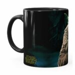 Caneca Star Wars Mestre Yoda 03 Preta