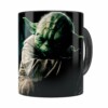 Caneca Star Wars Mestre Yoda 03 Preta