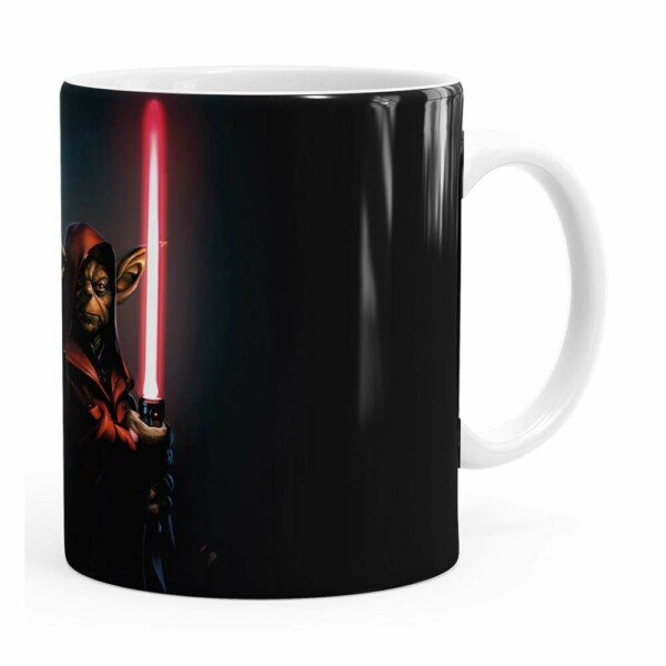 Caneca Star Wars Mestre Yoda 04 Branca