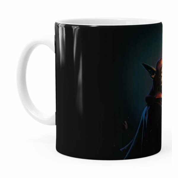 Caneca Star Wars Mestre Yoda 04 Branca