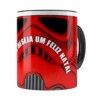 Caneca Star Wars Natal Stormtrooper Preta