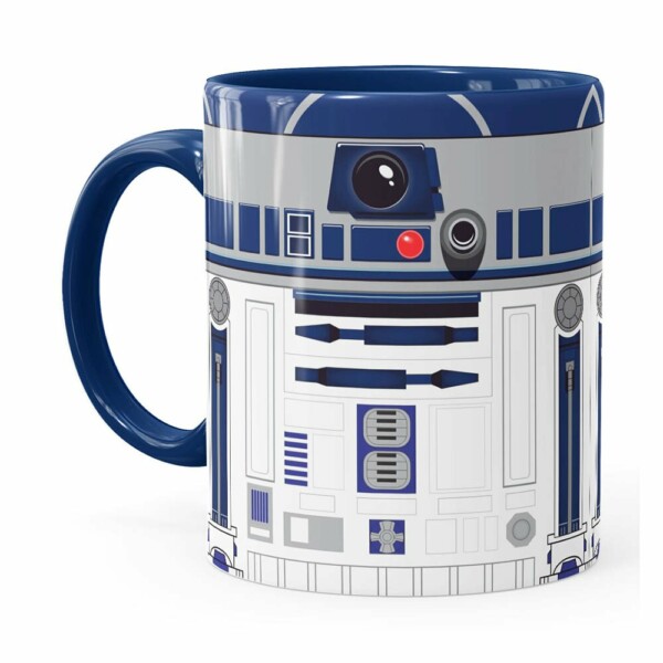 Caneca Star Wars R2-d2 Minimalista Azul Marinho