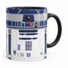 Caneca Star Wars R2-d2 Minimalista Preta