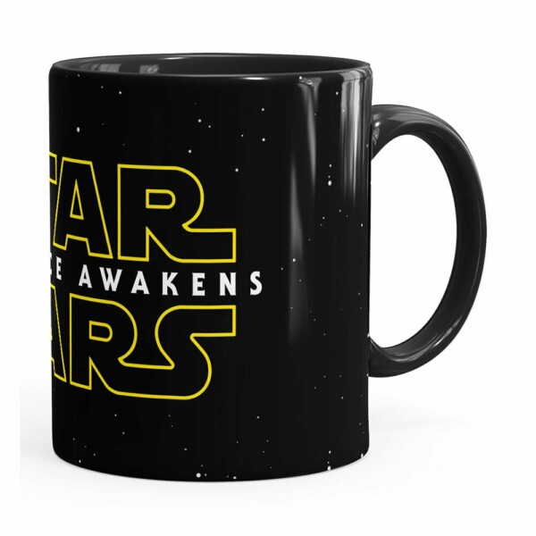 Caneca Star Wars The Force Awakens Preta