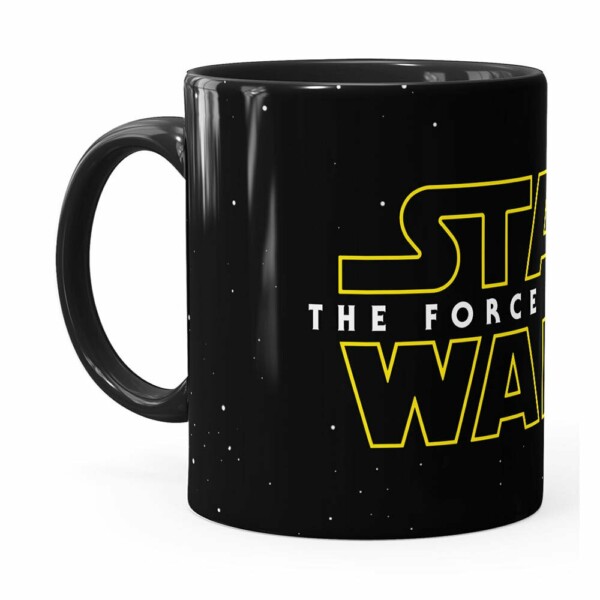 Caneca Star Wars The Force Awakens Preta
