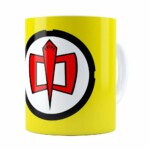 Caneca Super Herói Americano V03 Branca