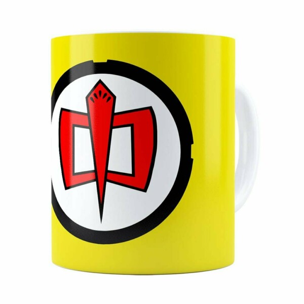 Caneca Super Herói Americano V03 Branca