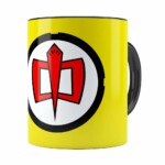 Caneca Super Herói Americano V03 Preta