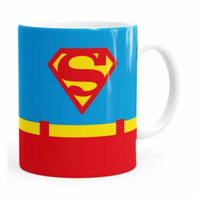 Caneca Superman Logo Branca