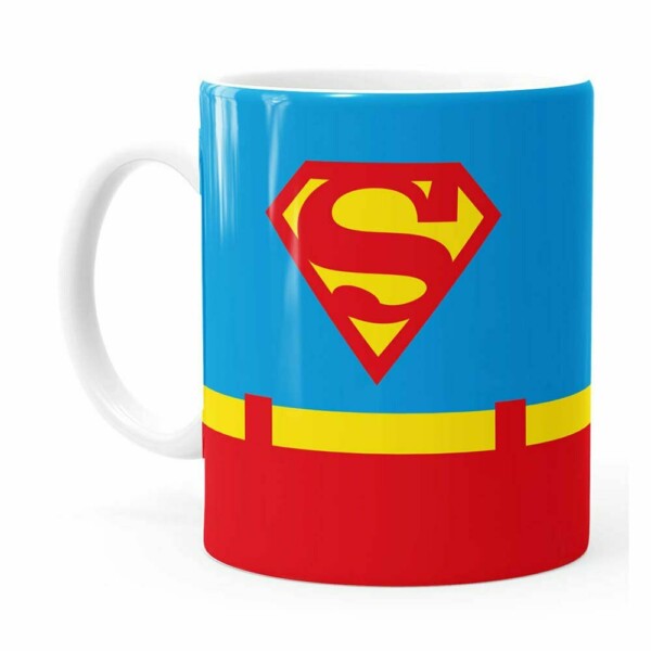 Caneca Superman Logo Branca