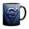 Caneca Superman Logo Metálico Preta