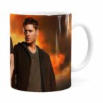 Caneca Supernatural Dean E Sam Winchester Branca