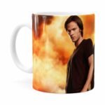 Caneca Supernatural Dean E Sam Winchester Branca
