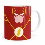 Caneca The Flash Minimalista Branca
