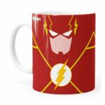 Caneca The Flash Minimalista Branca