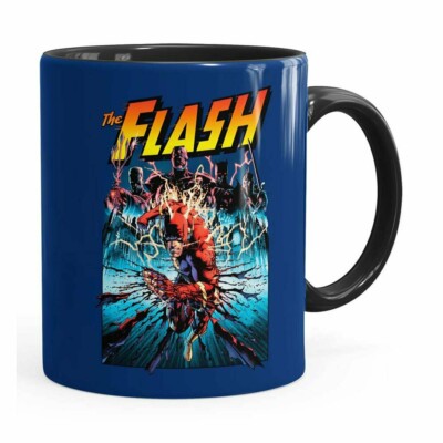 Caneca The Flash Quadrinhos Hq V01 Preta