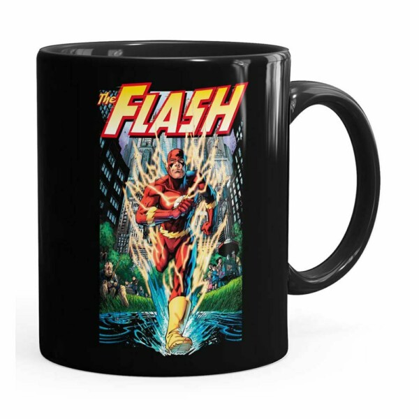 Caneca The Flash Quadrinhos Hq V02 Preta