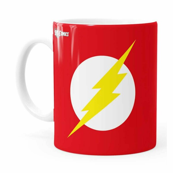 Caneca The Flash V01 Porcelana Branca