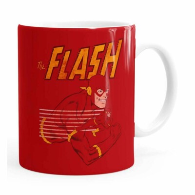 Caneca The Flash V03 Porcelana Branca