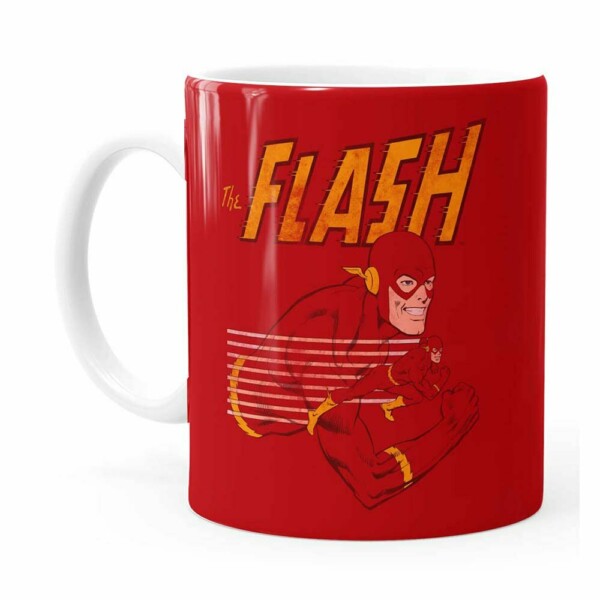 Caneca The Flash V03 Porcelana Branca