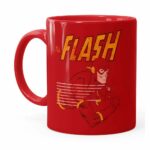 Caneca The Flash V03 Porcelana Vermelha