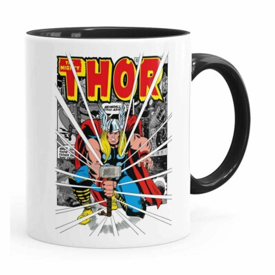 Caneca Thor The Mighty V03 Preta