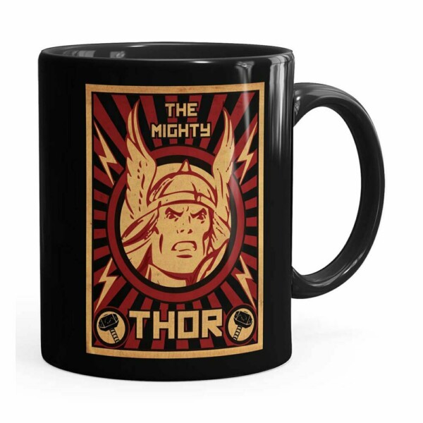 Caneca Thor The Mighty V04 Preta