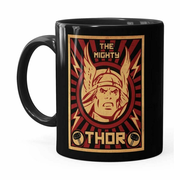 Caneca Thor The Mighty V04 Preta