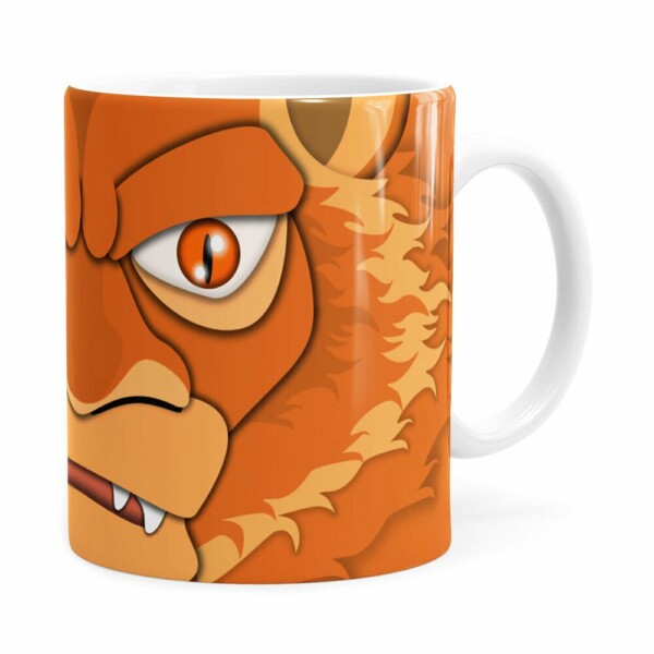 Caneca Thundercats Chacal Branca
