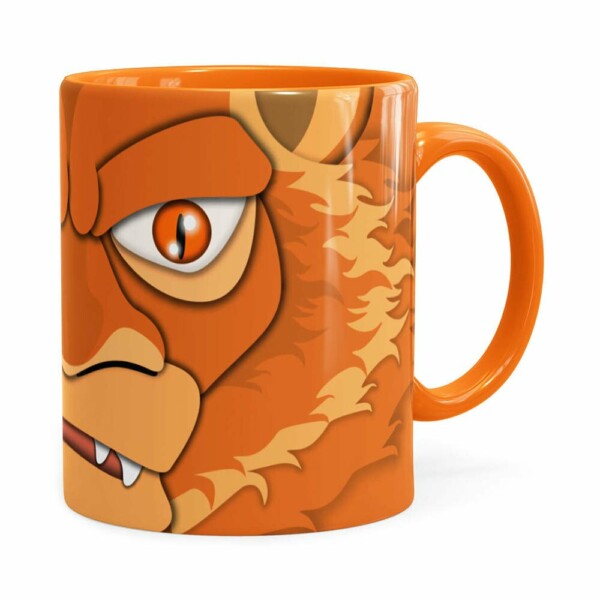 Caneca Thundercats Chacal Laranja