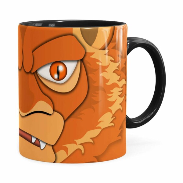 Caneca Thundercats Chacal Preta