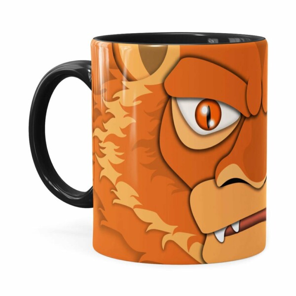 Caneca Thundercats Chacal Preta