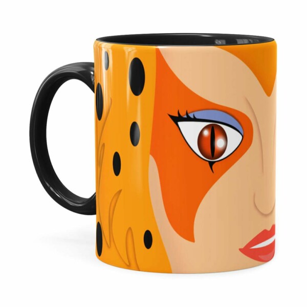 Caneca Thundercats Cheetara Preta