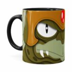 Caneca Thundercats Escamoso Preta