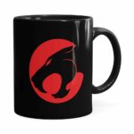 Caneca Thundercats Logo Preta