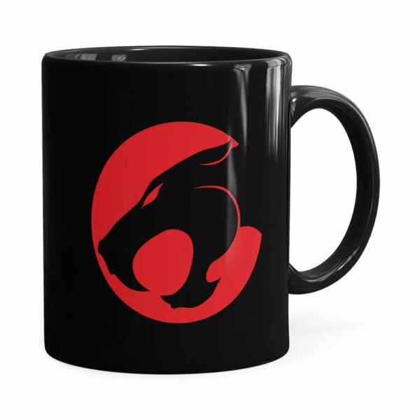 Caneca Thundercats Logo Preta