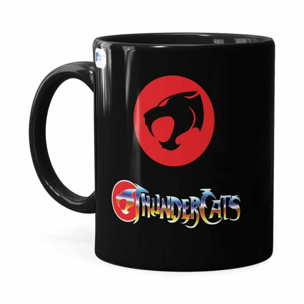 Caneca Thundercats Logo Preta
